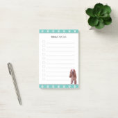 Cocker Spaniel Hund Welpe und Paws Dinge zu tun Post-it Klebezettel (Büro)