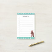 Cocker Spaniel Hund Welpe und Paws Dinge zu tun Post-it Klebezettel (Auf Schreibtisch)