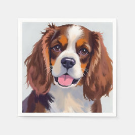 Cocker Spaniel | Hunde Gemälde Haustier Serviette