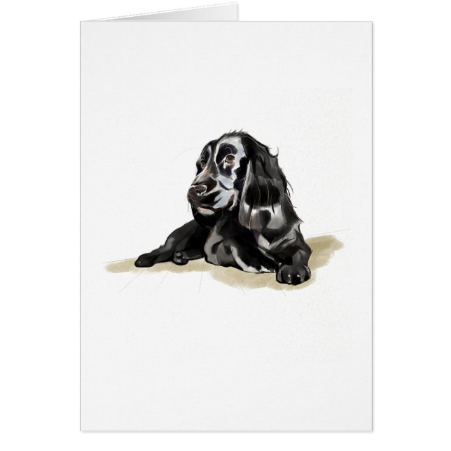 Cocker Spaniel Hunde Liebhaber Postkartengeschenk (Vorne)