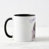 Cocker Spaniel Hunde-Mama Blumen Tasse (Links)