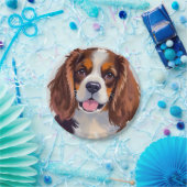 Cocker Spaniel | Hundegemälde Haustier Pappteller (Party)