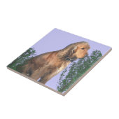 Cocker spaniel-Hundeliebhaber Fliese (Seite)