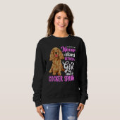 Cocker Spaniel-Hundeoutfit  Cocker Spaniel 2 Sweatshirt (Vorne ganz)