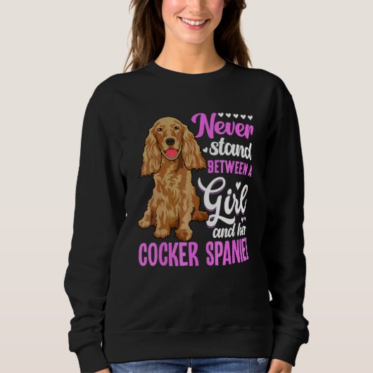 Cocker Spaniel-Hundeoutfit  Cocker Spaniel 2 Sweatshirt (Vorderseite)
