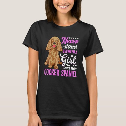 Cocker Spaniel Hundeoutfit Cocker Spaniel 2 T-Shirt (Vorderseite)
