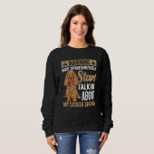 Cocker Spaniel Hundeoutfit  Cocker Spaniel 4 Sweatshirt (Vorne ganz)