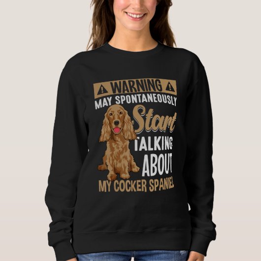 Cocker Spaniel Hundeoutfit  Cocker Spaniel 4 Sweatshirt (Vorderseite)