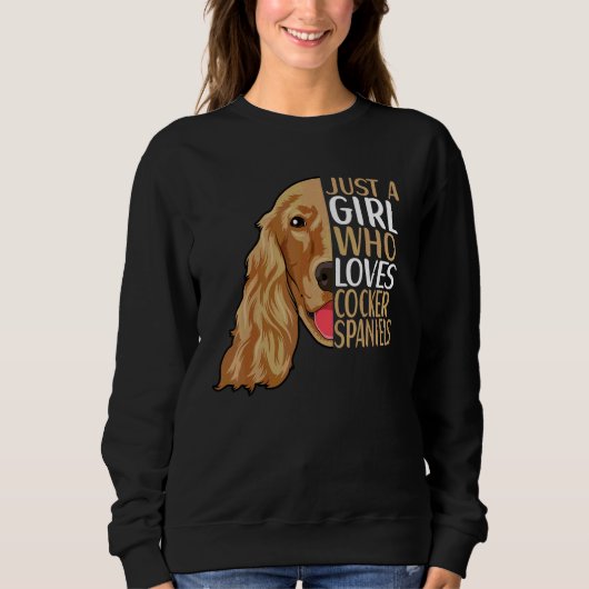 Cocker Spaniel Hundeoutfit  Cocker Spaniel 4 Sweatshirt (Vorderseite)
