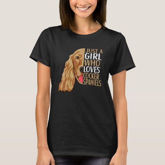 Cocker Spaniel Hundeoutfit Cocker Spaniel 4 T-Shirt (Vorderseite)