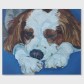 Cocker spaniel-HundePackpapier Geschenkpapier (Flach)