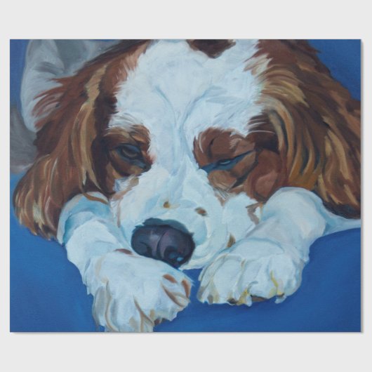 Cocker spaniel-HundePackpapier Geschenkpapier (Flach)