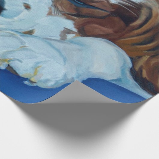 Cocker spaniel-HundePackpapier Geschenkpapier (Ecke)