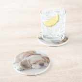 Cocker spaniel-Hundeschlafen Getränkeuntersetzer (Seite)