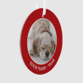 Cocker spaniel-Hundeschlafen Ornament (Vorderseite)