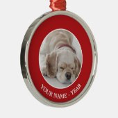 Cocker spaniel-Hundeschlafen Silbernes Ornament (Rechts)