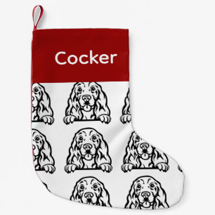 Cocker Spaniel Hundesocken Pu Kleiner Weihnachtsstrumpf