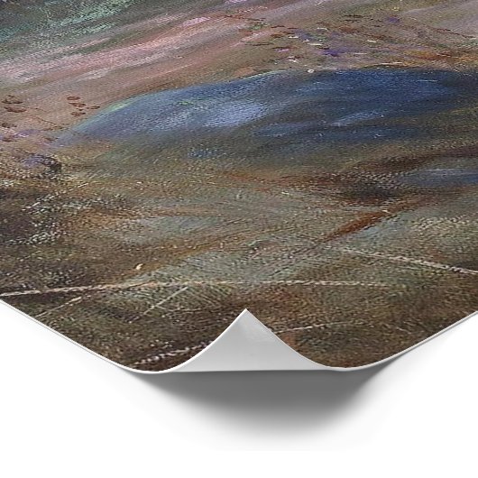 Cocker Spaniel im Hochland von Lilian Cheviot Poster (Ecke)