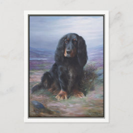 Cocker Spaniel im Hochland von Lilian Cheviot Postkarte