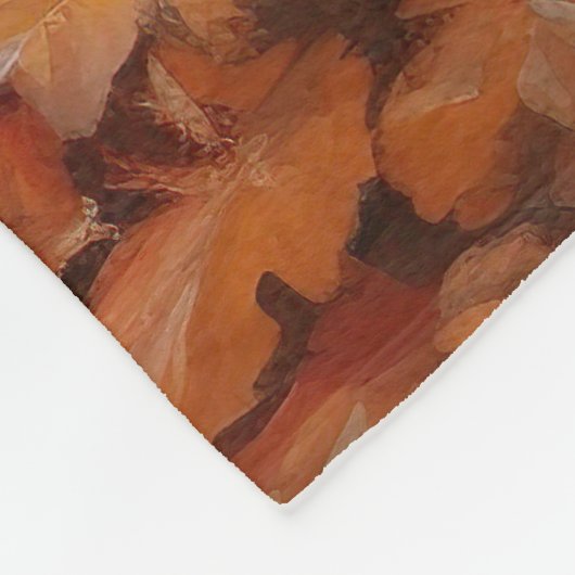 Cocker Spaniel in Herbstleaves Inspiriere Fall Fleecedecke (Ecke)