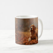 Cocker Spaniel in Herbstleaves Inspiriere Fall Kaffeetasse (VorderseiteRechts)