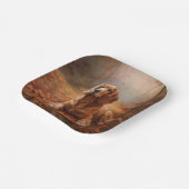 Cocker Spaniel in Herbstleaves Inspiriere Fall Pappteller (Gewinkelt)