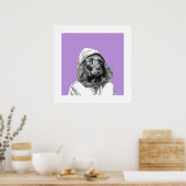 Cocker Spaniel in Rain Coat (Sumire) Poster (Küche)