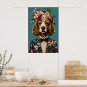 Cocker Spaniel In Suit Poster, Cocker Spaniel Poster (Küche)