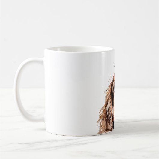 Cocker Spaniel Individuelle Name Kaffeetasse (Links)