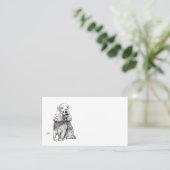 COCKER SPANIEL INGLÉS VISITENKARTE (Stehend Vorderseite)