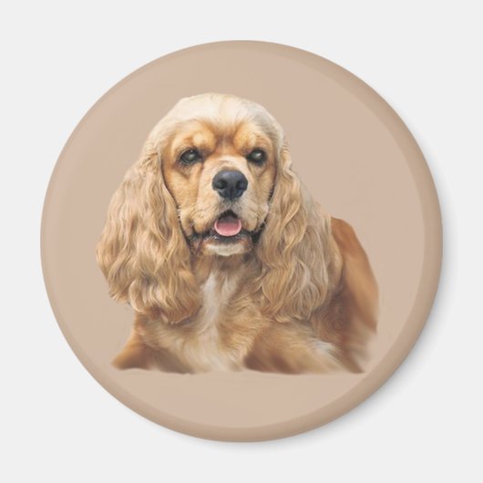 Cocker Spaniel Just Adorable Magnet (Vorne)