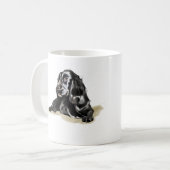 Cocker Spaniel Kaffeetasse, Geschenk für Hundemutt Kaffeetasse (Vorderseite Links)