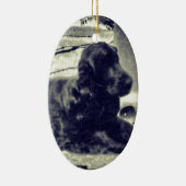 Cocker spaniel keramik ornament (Rechts)