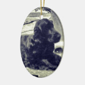Cocker spaniel keramik ornament (Links)