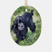 Cocker Spaniel Keramik Ornament (Rechts)