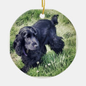 Cocker Spaniel Keramik Ornament (Vorne)