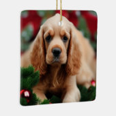 Cocker Spaniel Keramikornament (Rechts)