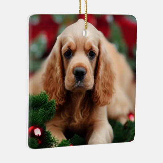 Cocker Spaniel Keramikornament (Rechts)