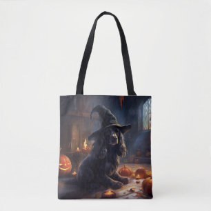 Cocker Spaniel Kürbisse Halloween Gruselig Tasche