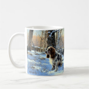 Cocker Spaniel Lass es schneien Weihnachten Kaffeetasse