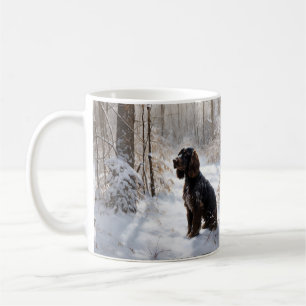 Cocker Spaniel Lass es schneien Weihnachten Kaffeetasse