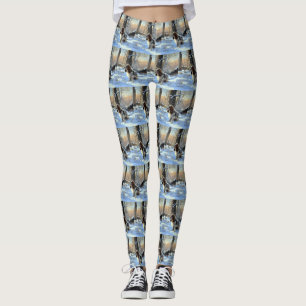 Cocker Spaniel Lass es schneien Weihnachten Leggings