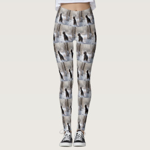 Cocker Spaniel Lass es schneien Weihnachten Leggings