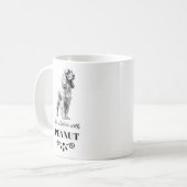 Cocker Spaniel Leben ist besser mit dem benutzerde Kaffeetasse (Vorderseite Links)