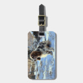 Cocker Spaniel Let It Snow Weihnachten Gepäckanhänger (Vorderseite vertikal)