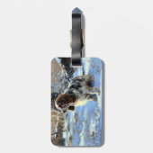 Cocker Spaniel Let It Snow Weihnachten Gepäckanhänger (Rückseite vertikal)