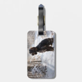 Cocker Spaniel Let It Snow Weihnachten Gepäckanhänger (Rückseite vertikal)