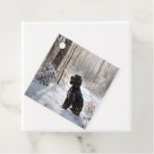 Cocker Spaniel Let It Snow Weihnachten Geschenkanhänger (Beispiel)