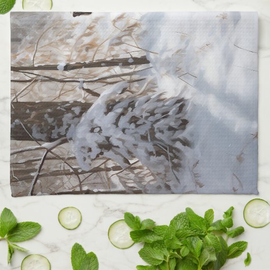 Cocker Spaniel Let It Snow Weihnachten Geschirrtuch (Gefaltet)