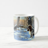 Cocker Spaniel Let It Snow Weihnachten Kaffeetasse (VorderseiteRechts)